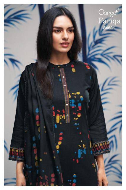 Ganga fariqa 4601 Wholesale dress materials in Kolkata